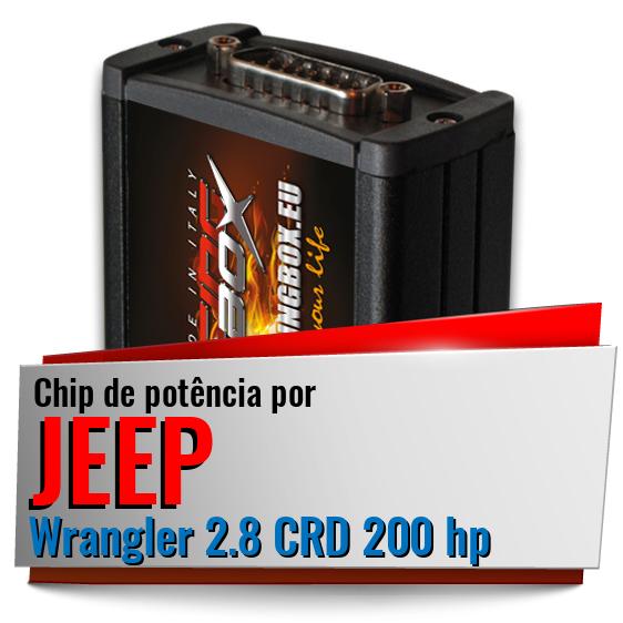 Chip de potência Jeep Wrangler 2.8 CRD 200 hp