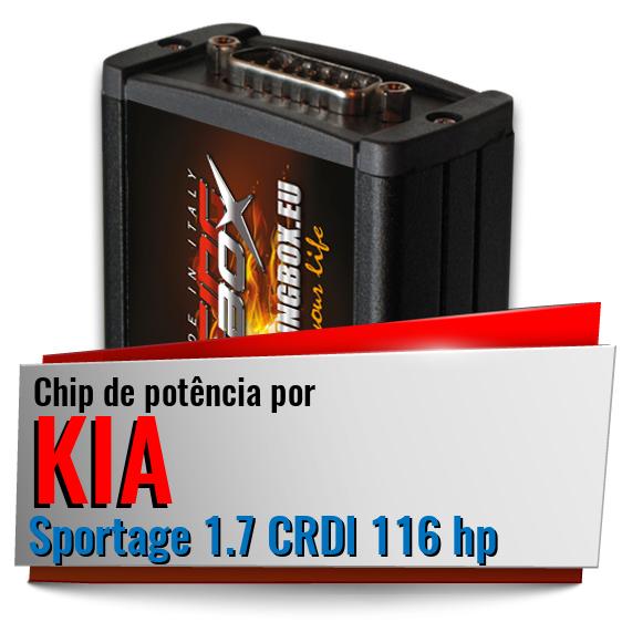Chip de potência Kia Sportage 1.7 CRDI 116 hp