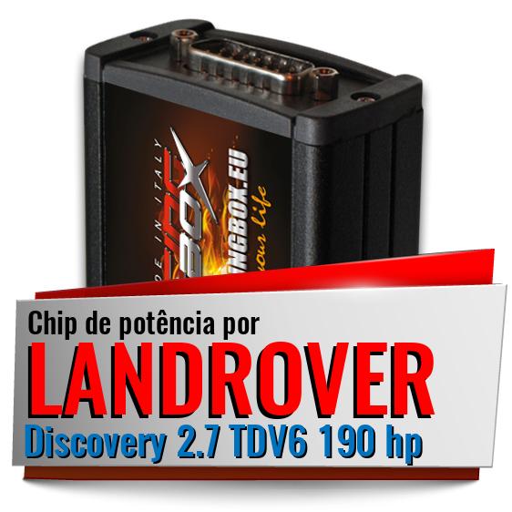 Chip de potência Landrover Discovery 2.7 TDV6 190 hp Chip de potência Landrover Discovery 2.7 TDV6 190 hp