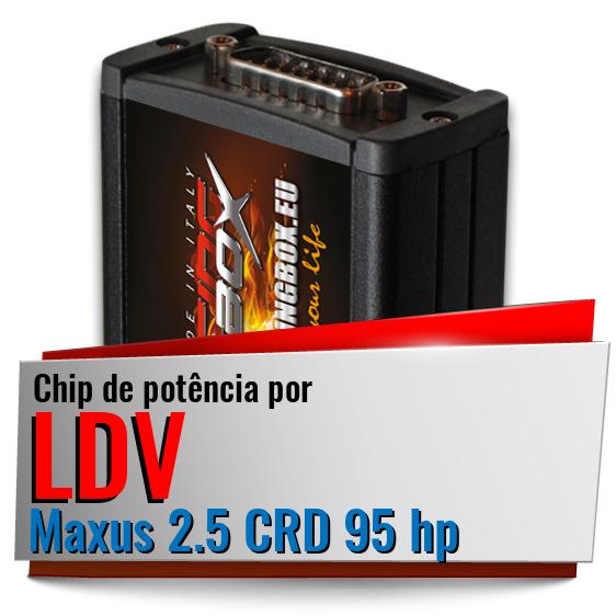 Chip de potência LDV Maxus 2.5 CRD 95 hp