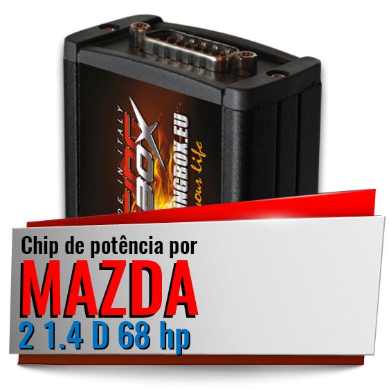 Chip de potência Mazda 2 1.4 D 68 hp