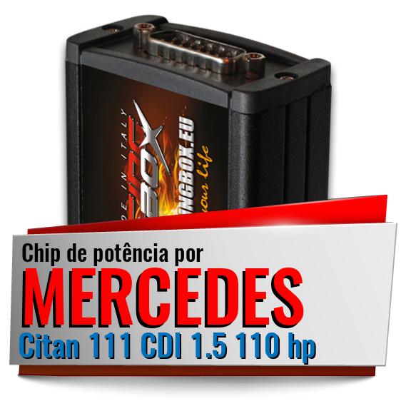 Chip de potência Mercedes Citan 111 CDI 1.5 110 hp Chip de potência Mercedes Citan 111 CDI 1.5 110 hp