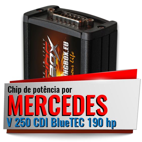 Chip de potência Mercedes V 250 CDI BlueTEC 190 hp Chip de potência Mercedes V 250 CDI BlueTEC 190 hp