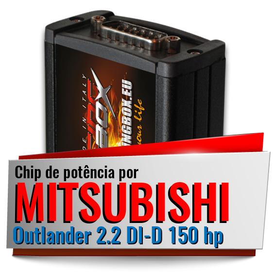Chip de potência Mitsubishi Outlander 2.2 DI-D 150 hp Chip de potência Mitsubishi Outlander 2.2 DI-D 150 hp