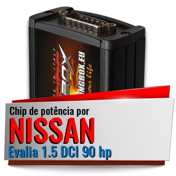 Chip de potência Nissan Evalia 1.5 DCI 90 hp