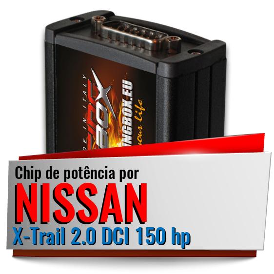 Chip de potência Nissan X-Trail 2.0 DCI 150 hp