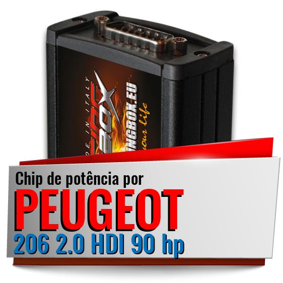 Chip de potência Peugeot 206 2.0 HDI 90 hp Chip de potência Peugeot 206 2.0 HDI 90 hp