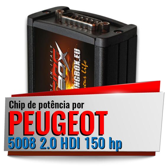 Chip de potência Peugeot 5008 2.0 HDI 150 hp