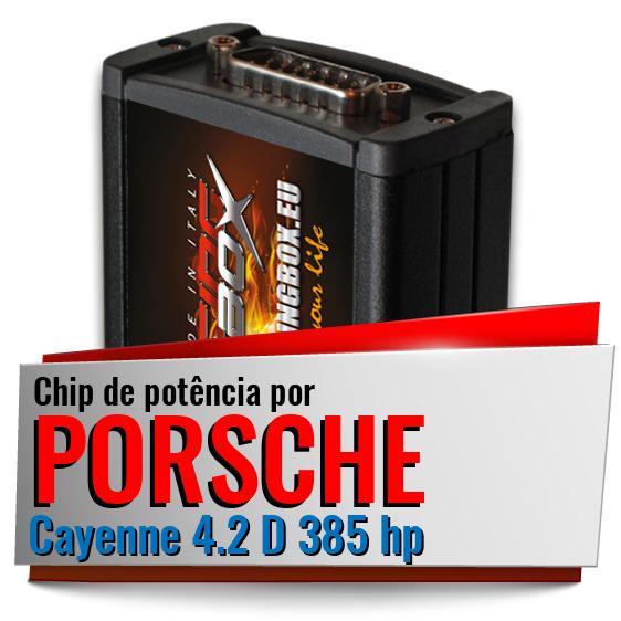 Chip de potência Porsche Cayenne 4.2 D 385 hp