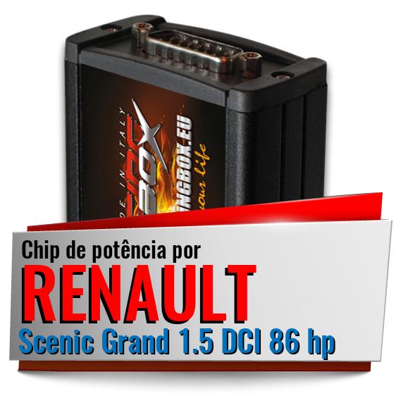 Chip de potência Renault Scenic Grand 1.5 DCI 86 hp