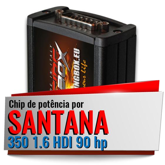 Chip de potência Santana 350 1.6 HDI 90 hp