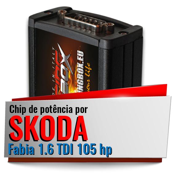 Chip de potência Skoda Fabia 1.6 TDI 105 hp Chip de potência Skoda Fabia 1.6 TDI 105 hp