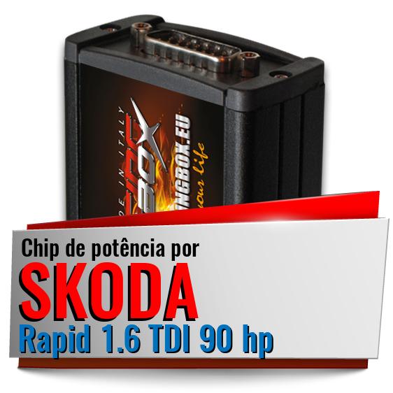 Chip de potência Skoda Rapid 1.6 TDI 90 hp