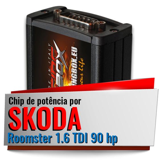 Chip de potência Skoda Roomster 1.6 TDI 90 hp
