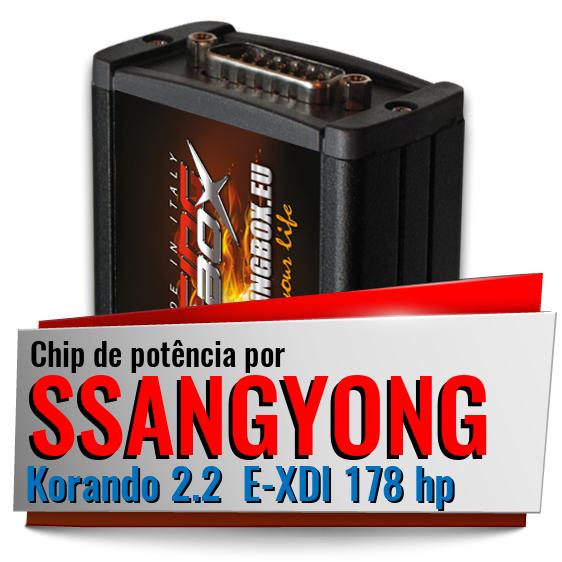 Chip de potência Ssangyong Korando 2.2 E-XDI 178 hp