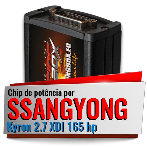 Chip de potência Ssangyong Kyron 2.7 XDI 165 hp