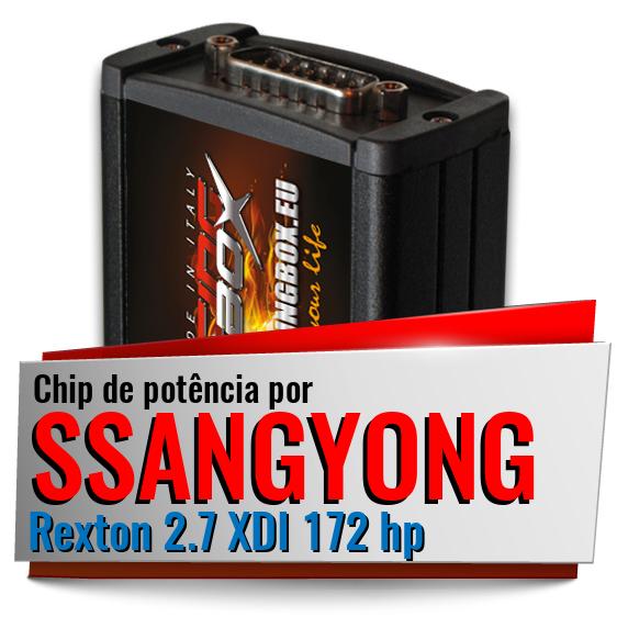 Chip de potência Ssangyong Rexton 2.7 XDI 172 hp Chip de potência Ssangyong Rexton 2.7 XDI 172 hp
