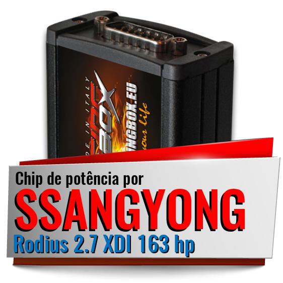 Chip de potência Ssangyong Rodius 2.7 XDI 163 hp