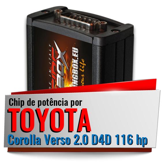 Chip de potência Toyota Corolla Verso 2.0 D4D 116 hp