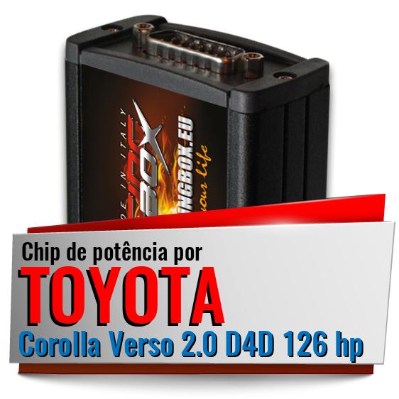 Chip de potência Toyota Corolla Verso 2.0 D4D 126 hp Chip de potência Toyota Corolla Verso 2.0 D4D 126 hp