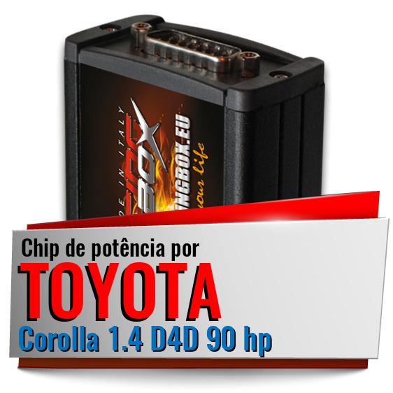 Chip de potência Toyota Corolla 1.4 D4D 90 hp Chip de potência Toyota Corolla 1.4 D4D 90 hp