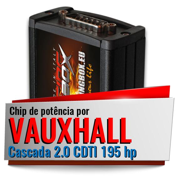 Chip de potência Vauxhall Cascada 2.0 CDTI 195 hp