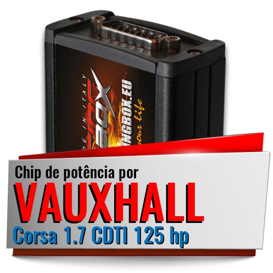 Chip de potência Vauxhall Corsa 1.7 CDTI 125 hp