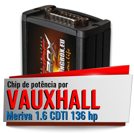 Chip de potência Vauxhall Meriva 1.6 CDTI 136 hp
