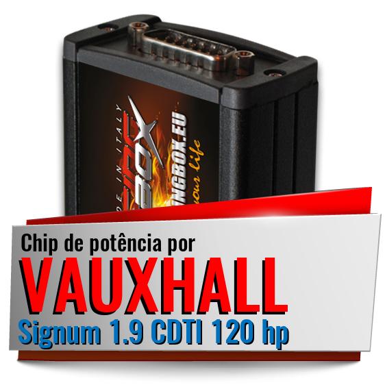 Chip de potência Vauxhall Signum 1.9 CDTI 120 hp Chip de potência Vauxhall Signum 1.9 CDTI 120 hp