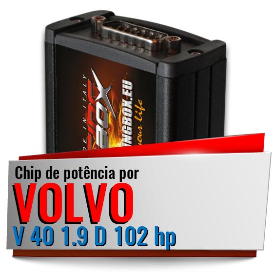 Chip de potência Volvo V 40 1.9 D 102 hp